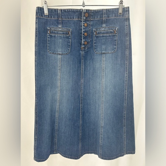 GAP Dresses & Skirts - VTG y2k GAP Low Rise Midi Skirt